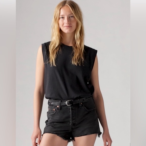 Levi’s 501® ORIGINAL FIT HIGH RISE WOMEN'S SHORTS - Picture 1 of 4